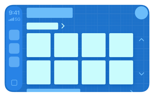Apple grid template