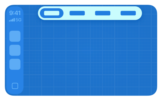 Apple tab bar template